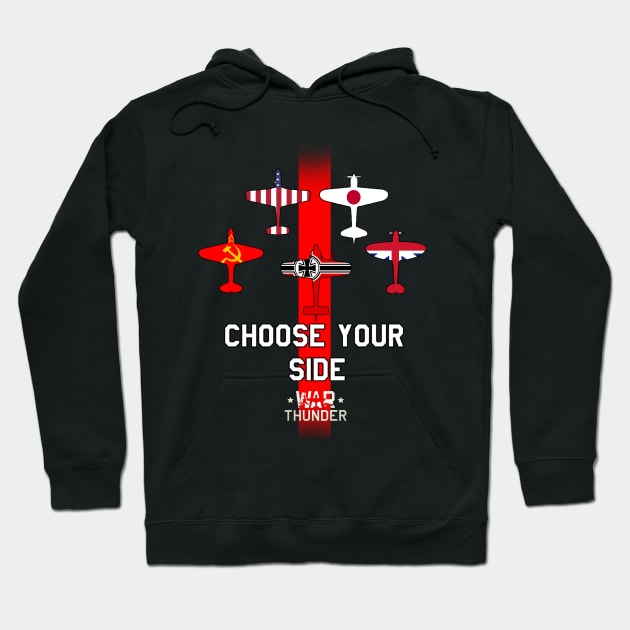 Nation Of Choice (War Thunder) Hoodie by monkeyfan250